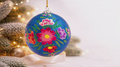 Alizeh Blue Christmas Bauble