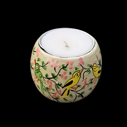 Opulent Flame - Paper Mache Candle