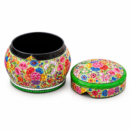 Round Lidded Urn –HOME DECOR ACCENT