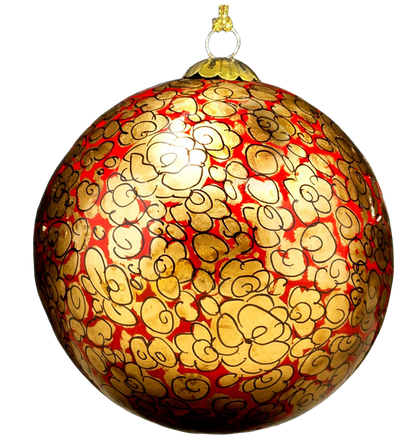 Enchanted Red Christmas Bauble for Christmas tree decorations
