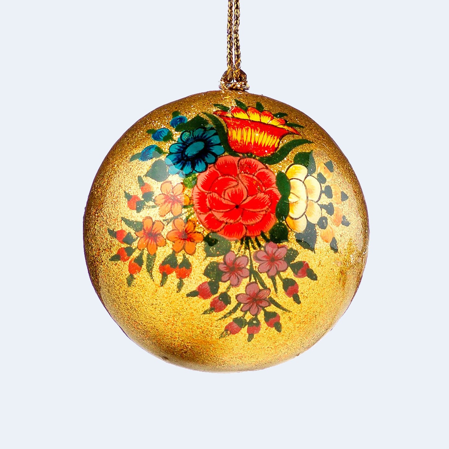 Gold Blooms Christmas decoration bauble
