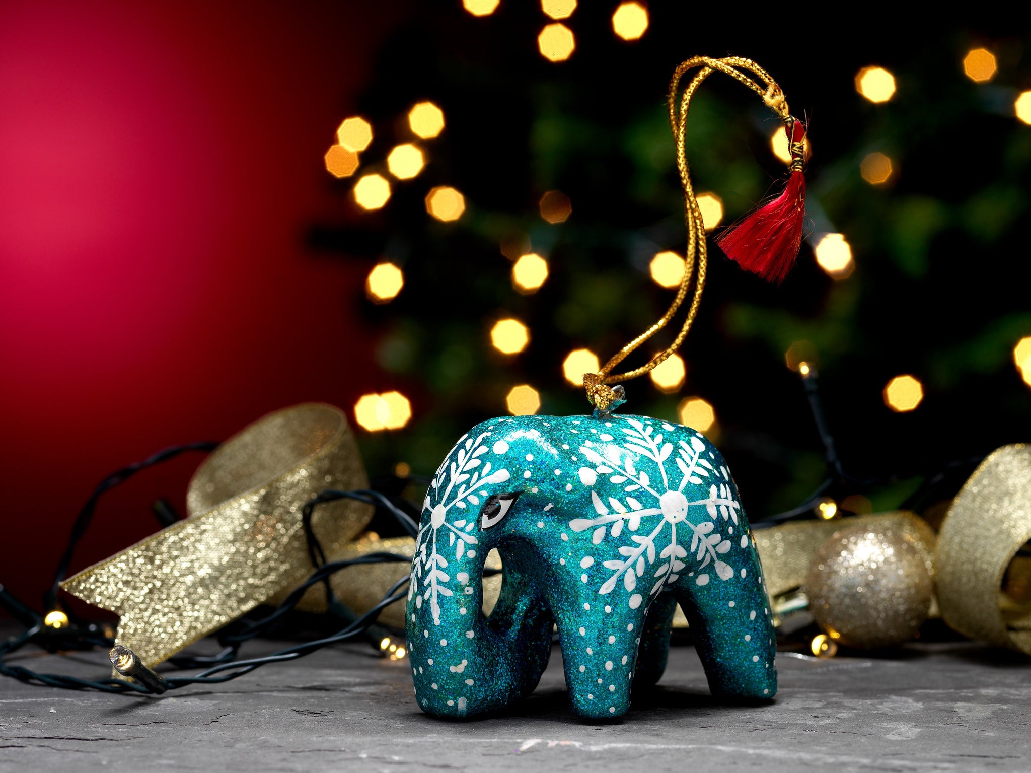 HANGING ELEPHANTS Christmas Home Decor 3D- Frozen