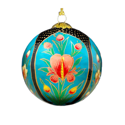 Blue Chinar Temple Christmas Bauble for Christmas tree decorations