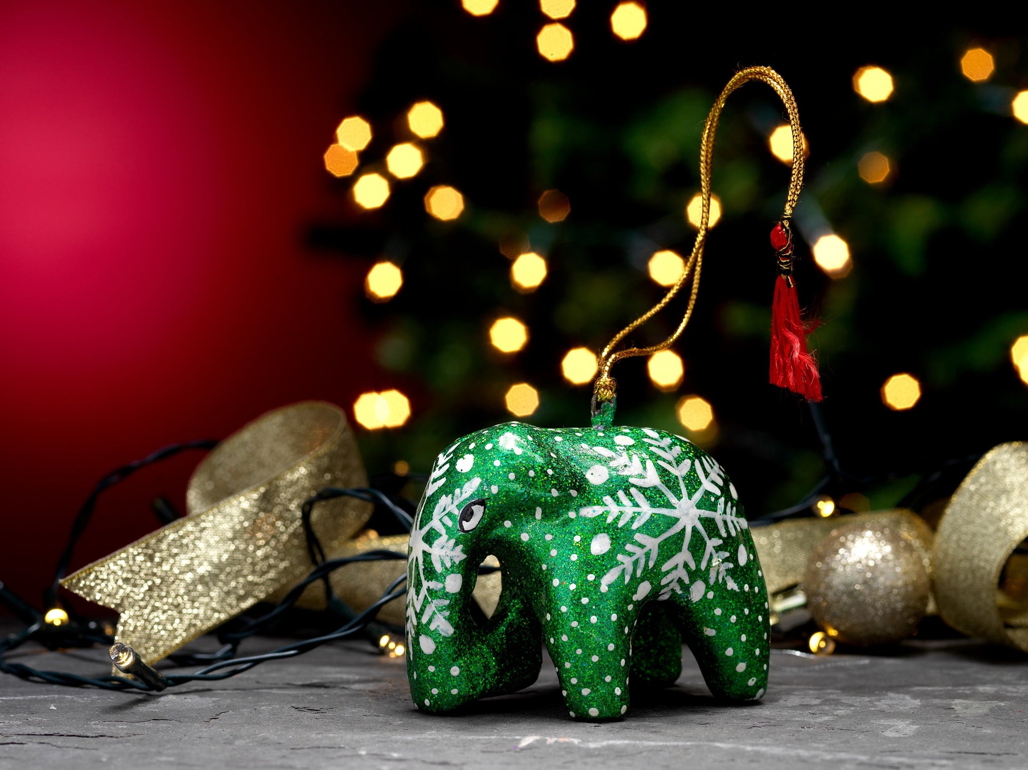 HANGING ELEPHANTS Christmas Home Decor 3D- Frozen