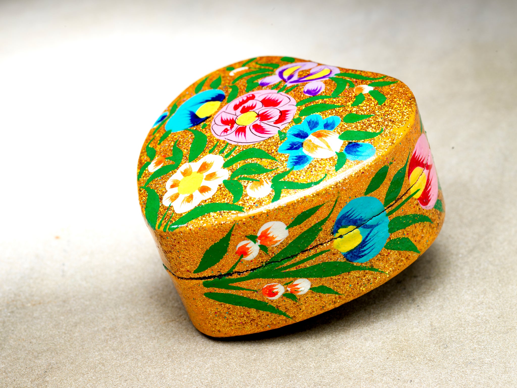 Glitter Heart Trinket Box - 3