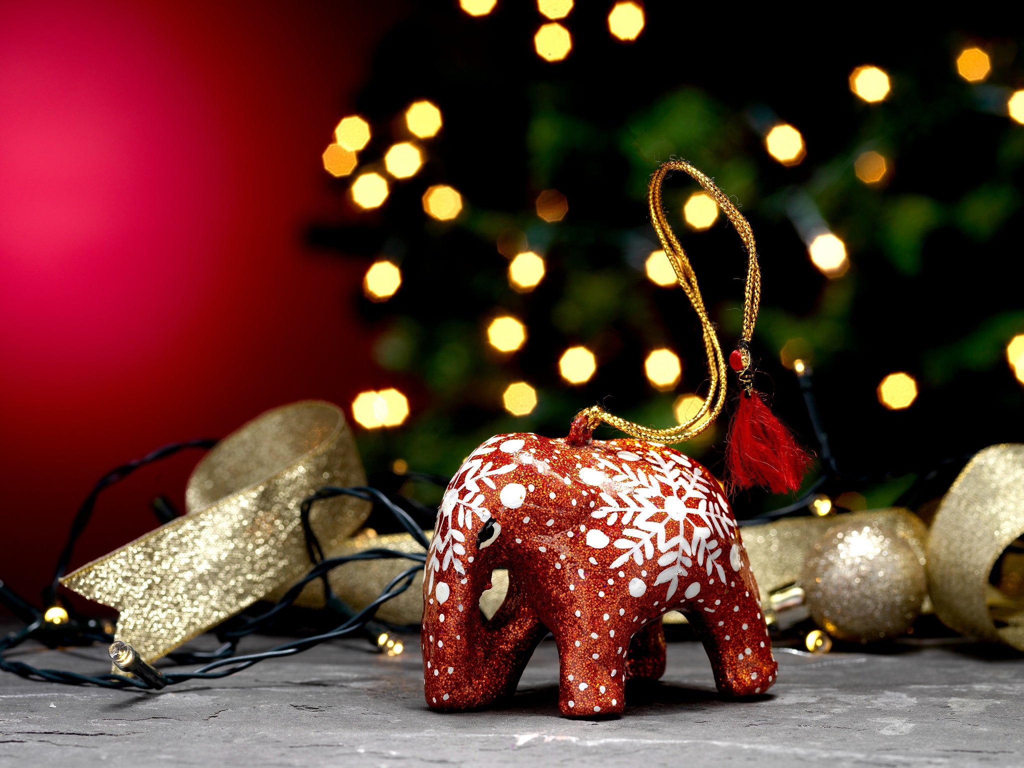 HANGING ELEPHANTS Christmas Home Decor 3D- Frozen