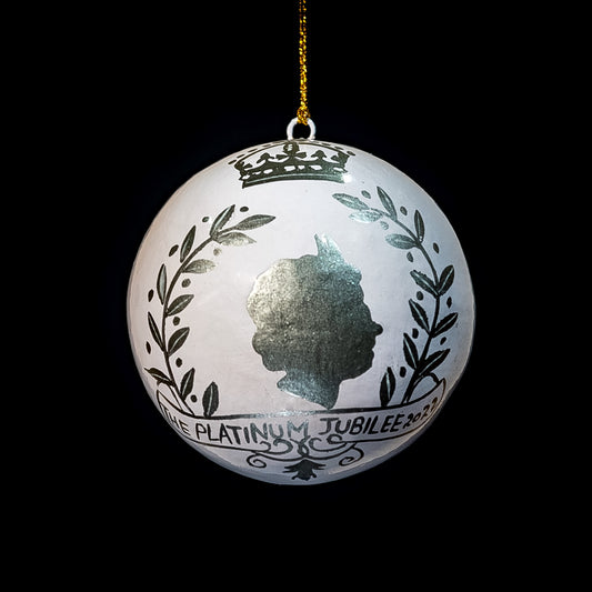 QUEEN'S PLATINUM JUBILEE BAUBLE - LIMITED EDITION