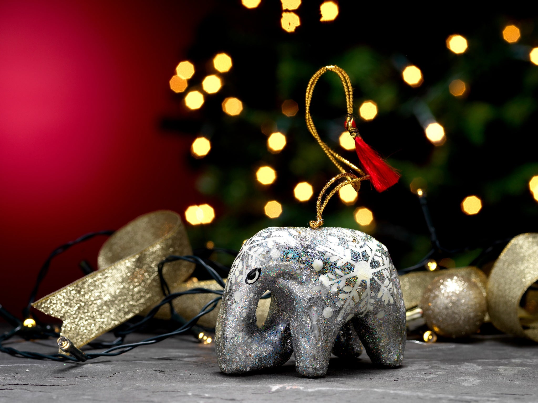 HANGING ELEPHANTS Christmas Home Decor 3D- Frozen